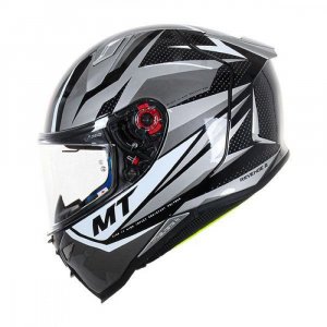 Мотошолом MT Revenge 2 Kley B0 Gloss White M
