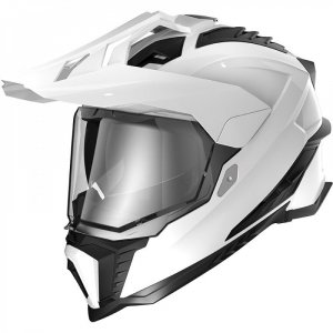 Мотошлем LS2 MX701 Explorer Solid Gloss White XXXL