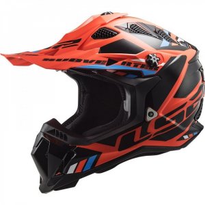 Мотошлем LS2 MX700 Subverter EVO Stomp Orange Black XL