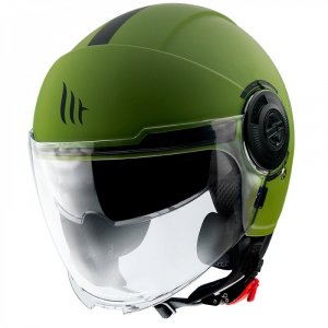 Мотошлем MT VIALE SV Solid Matt Green M