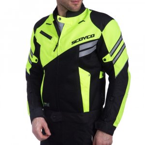 Мотокуртка Scoyco JK36 Fluor Green XL