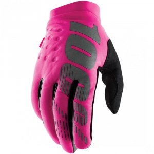 Мотоперчатки женские теплые RIDE 100% BRISKER Women Pink S