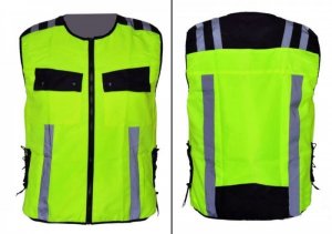 Жилет светоотражающий Leoshi Green LS9014 XXL