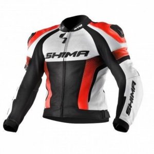 Мотокуртка Shima STR Orange Fluo/ White XL