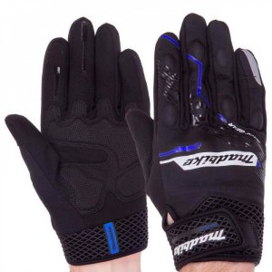 Мотоперчатки теплі Mad Bike MAD-62 Blue L