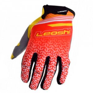 Мотоперчатки Leoshi MX Red Yellow XL