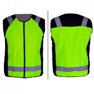 Жилет светоотражающий Leoshi Green LS9025 S-M