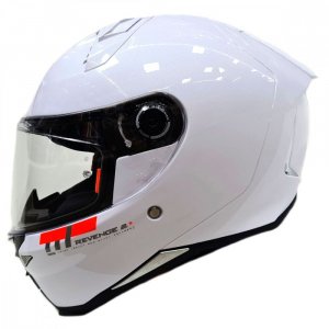Мотошолом MT Revenge 2 S Solid Gloss White ECE2206 S
