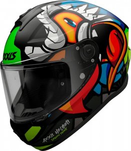 Мотошолом AXXIS DRAKEN S Parrot A1 Matt Gray XXL