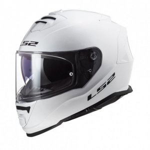 Мотошолом LS2 FF800 Storm 2 Solid Gloss White ECE2206 XXXL