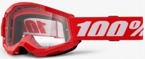 Дитячі окуляри 100% STRATA 2 Youth Red - Clear Lens, Clear Lens Дитячі окуляри 100% STRATA 2 Youth Red - Clear Lens, Clear Lens