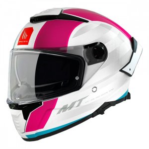 Мотошолом MT THUNDER 4 SV TREADS C8 Gloss Pink M