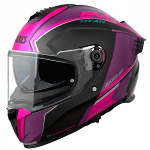 Мотошолом AXXIS HAWK SV EVO Titan B8 Matt Pink S