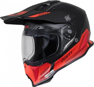 Мотошлем Just1 J14-F Elite Fluo Red Black M