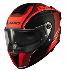 Мотошолом AXXIS HAWK SV EVO Titan B5 Matt Red M