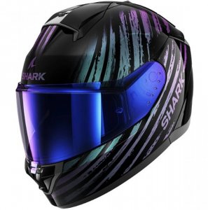 Мотошолом SHARK RIDILL 2 ASSYA black blue purple S