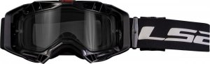 LS2 Aura Enduro Series Goggle Black With Clear Visor