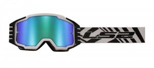 LS2 Charger Pro Goggle White with Iridium Visor