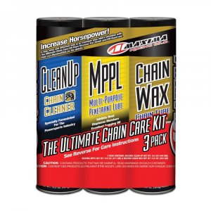 Комплект для обслуживания цепи Maxima Wax Chain Care Combo Kit