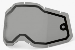 Линза двойная 100% RACECRAFT 2/ACCURI 2/STRATA 2 Dual Replacement Lens - Smoke