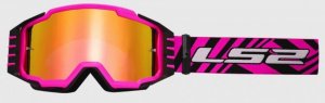 Очки LS2 Charger Pro Goggle Pink with Iridium Visor