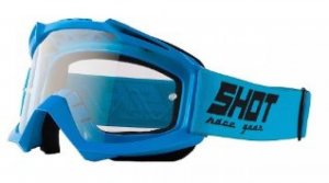 Маска кросова SHOT RACING ASSAULT Blue Clear