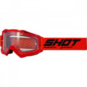 Маска кросова SHOT RACING ASSAULT Red Clear