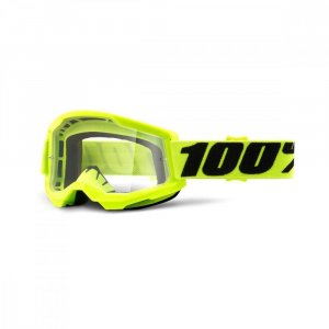 Мотоочки подростковые 100% STRATA II Youth Goggle Yellow - Clear Lens