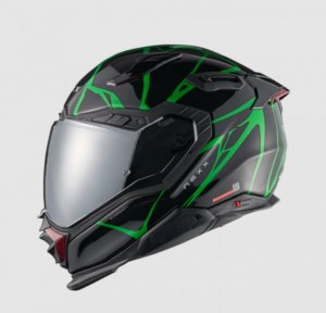 Мотошолом Nexx X.WST3 B-SIDE BLACK.GREEN M