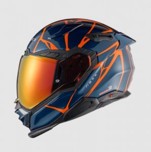 Мотошолом Nexx X.WST3 B-SIDE BLUE TEAL.ORANGE XL