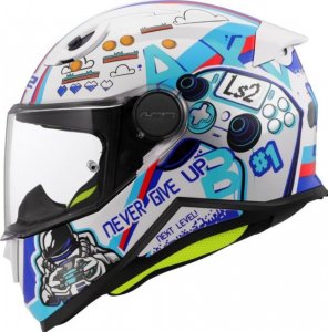 Мотошлем детский LS2 FF812 Kid Next Level White S