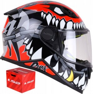Мотошлем детский LS2 FF812 Kid Punk Grey Red S