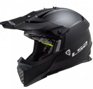 Мотошлем детский LS2 MX437 Fast 2 Mini Matt Black L