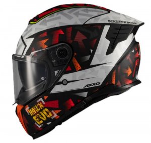 Мотошлем AXXIS HAWK SV EVO SKETCHBOOK B2 Matt XXL Мотошлем AXXIS HAWK SV EVO SKETCHBOOK B2 Matt XXL