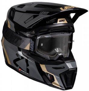 Шолом LEATT Moto 8.5 Helmet + Goggle Black XL Шолом LEATT Moto 8.5 Helmet + Goggle Black XL