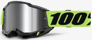Дитяча маска кросова 100% ACCURI 2 Youth Goggle Neon Yellow Mirror Silver Lens