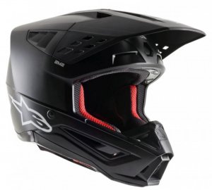 Мотошолом Alpinestars S-M5 Solid Black Matt L