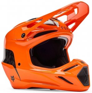Мотошолом FOX V3 RS Helmet FRACTURE Flo Orange M