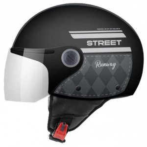 Мотошолом MT STREET S RUNWAY B2 Gloss L