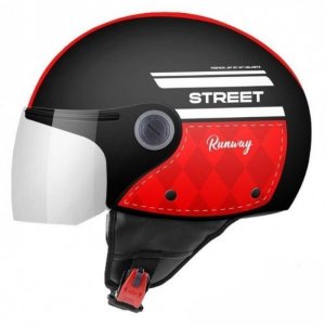 Мотошолом MT STREET S RUNWAY B5 Gloss XL