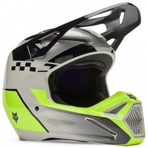 Мотошолом FOX V1 Helmet - COLLECT Grey S