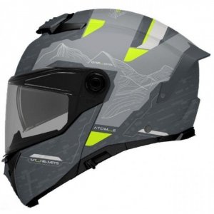 Мотошлем MT ATOM 2 SV HIGHLANDS E2 Matt XS +Pinlock