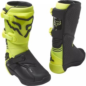 Мотоботы FOX Comp Youth Boot Flo Yellow 1