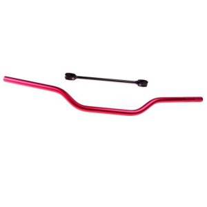 Руль 22 красный Leoshi 4mm алюминий марки 6061 AW5112
