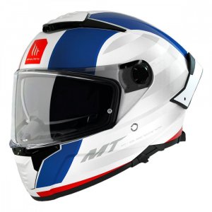 Мотошлем MT THUNDER 4 SV TREADS C7 Gloss Blue M