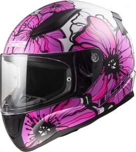 Мотошолом LS2 FF353 Rapid 2 Poppies Pink XL