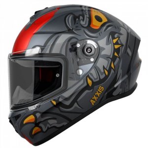 Мотошолом AXXIS DRAKEN S Dinotoon B5 Matt L