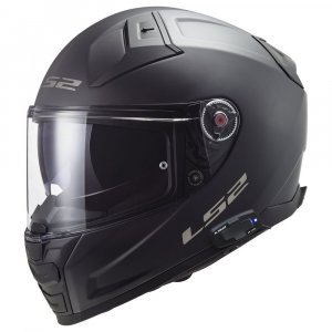Мотошолом з гарнітурою LS2 FF811 Vector II Solid Matt Black 4X UCS-06 XXXXL