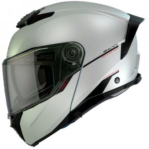 Мотошлем MT ATOM 2 SV Solid A0 Gloss White M