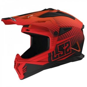 Мотошлем LS2 MX708 Fast 2 Dack Orange Red XXXL Мотошлем LS2 MX708 Fast 2 Dack Orange Red XXXL